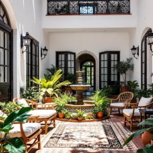 Rustic Elegance in a Sunlit Retreat