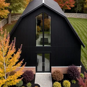Midnight Lodge in Autumn’s Whispering Woods