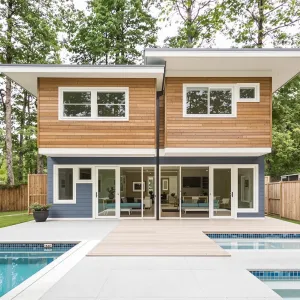 Dual-Level Poolside Sanctuary