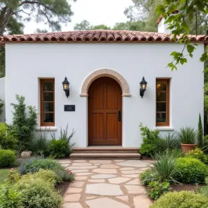 Welcoming Archway to Spanish Tranquility