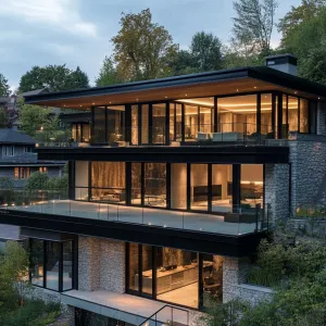 Modern Marvel on a Hillside