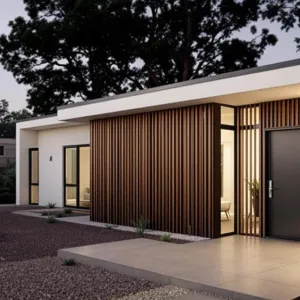 Modern Marvel with a Slatted Twist