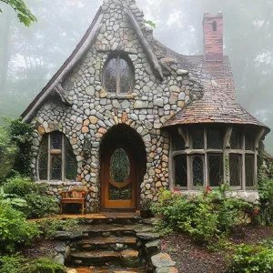 Whimsical Stone Cottage Straight Out of a Fairytale