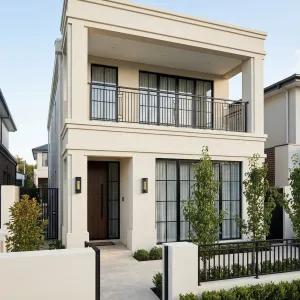 Quiet Boulevard Layered Deco Townhome