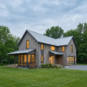 Warm Timber Retreat With Metal Roof