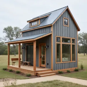 Tinroof Timber Porch Micro Barn