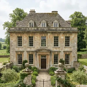 Weathered Cotswold Country Gentry House
