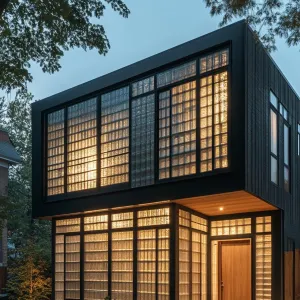Glass Block Dreamscape: A Modern Marvel