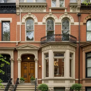 Splendid Redbrick Charmer With Ornate Visage