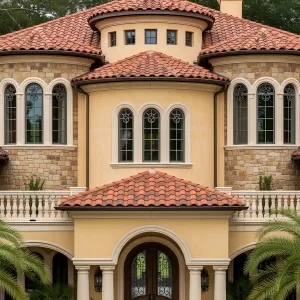 Tuscan Haven with Terracotta Turrets