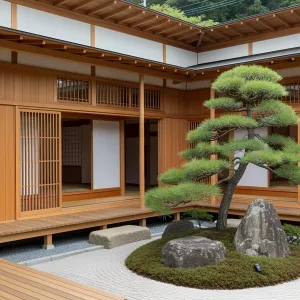 Zen Retreat with a Splash of Pine