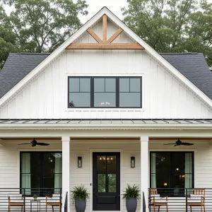 Enchanting Porchside Paradise with Fresh Charm