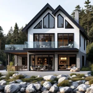 A-Frame Serenity: The Watery Sanctuary