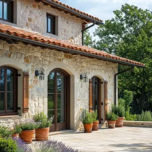 Terracotta Dream Nestled in Stone