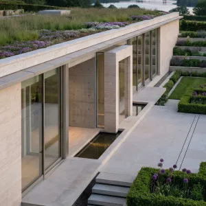 Terraced Lakeside Living Roof Gallery