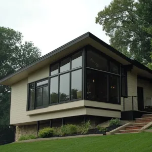 Glass-Walled Wonder: The Split Paradise