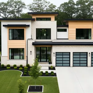 The Art of Contrast: A Black Window Wonderland