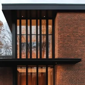 Brick Charm Meets Modern Lines