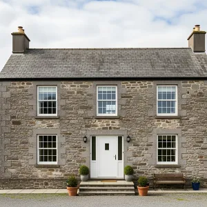 Rustic Stone Paradise with Elegant Flair