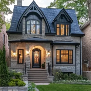 Charming Stone Storybook Residence