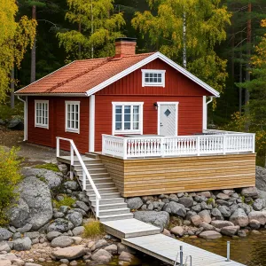 Charming Finnish Lakeside Escape