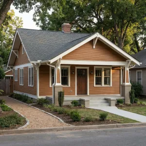 Copper Porch Grove Craftsman Bungalow