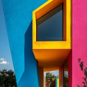Boldly Blue and Pink Portal