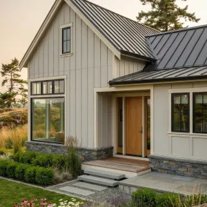 Seaside Metal Roof Retreat Cottage