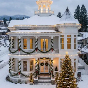 Victorian Lighthouse Yuletide Manor