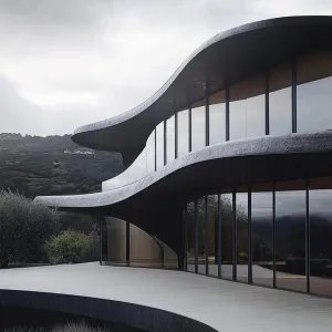 Wavy Wilderness Retreat: A Dance of Curves