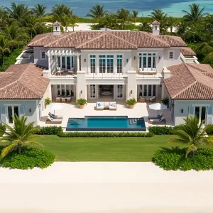 Escape to Opulence: An Island Mansion Elegance