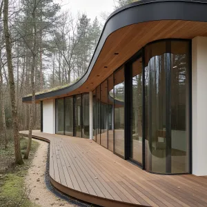 Woodland Wave Glass House