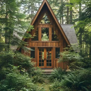 Rustic Gnome’s Den in the Forest