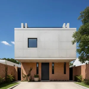 Lifted Concrete Lantern