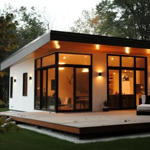 Contemporary Chic Cabin in the Woods