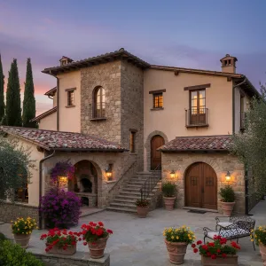 Evening Whispers in Tuscany
