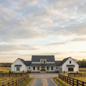 Sunset Approach Modern Farmstead Residence