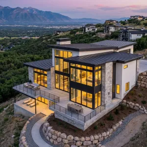Skyline Overlook Home Above Valley