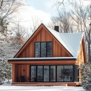 Cedar Winter Gable Lounge