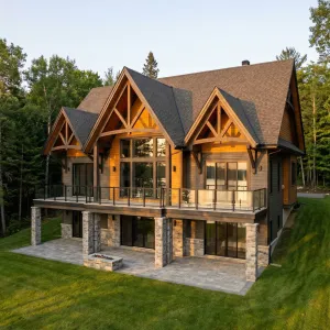 Gabled Timber Vista On Greenrise