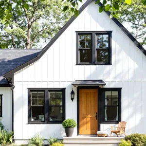 Gabled Gem with Golden Entry
