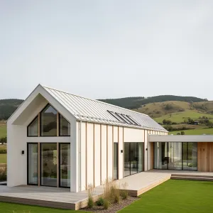 Timeless Tranquility: A Symphony in White and Wood