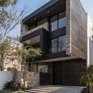 Architectural Gem with Stone Grace