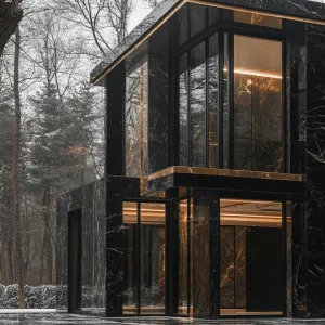 Reflective Retreat: The Snowy Splendor