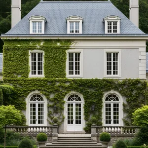 Mystical Manor with a Leafy Embrace