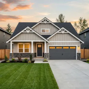 Craftsman Cottage With Vertical Grace