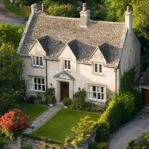 Rustic Stone Refuge in Verdant Glade