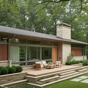 Ranch Reverie: Where Glass Meets Grass