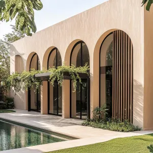 Archway Paradise: Modern Serenity