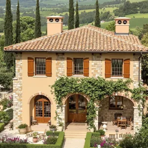 Tuscan Villa Embraced by Verdant Hills